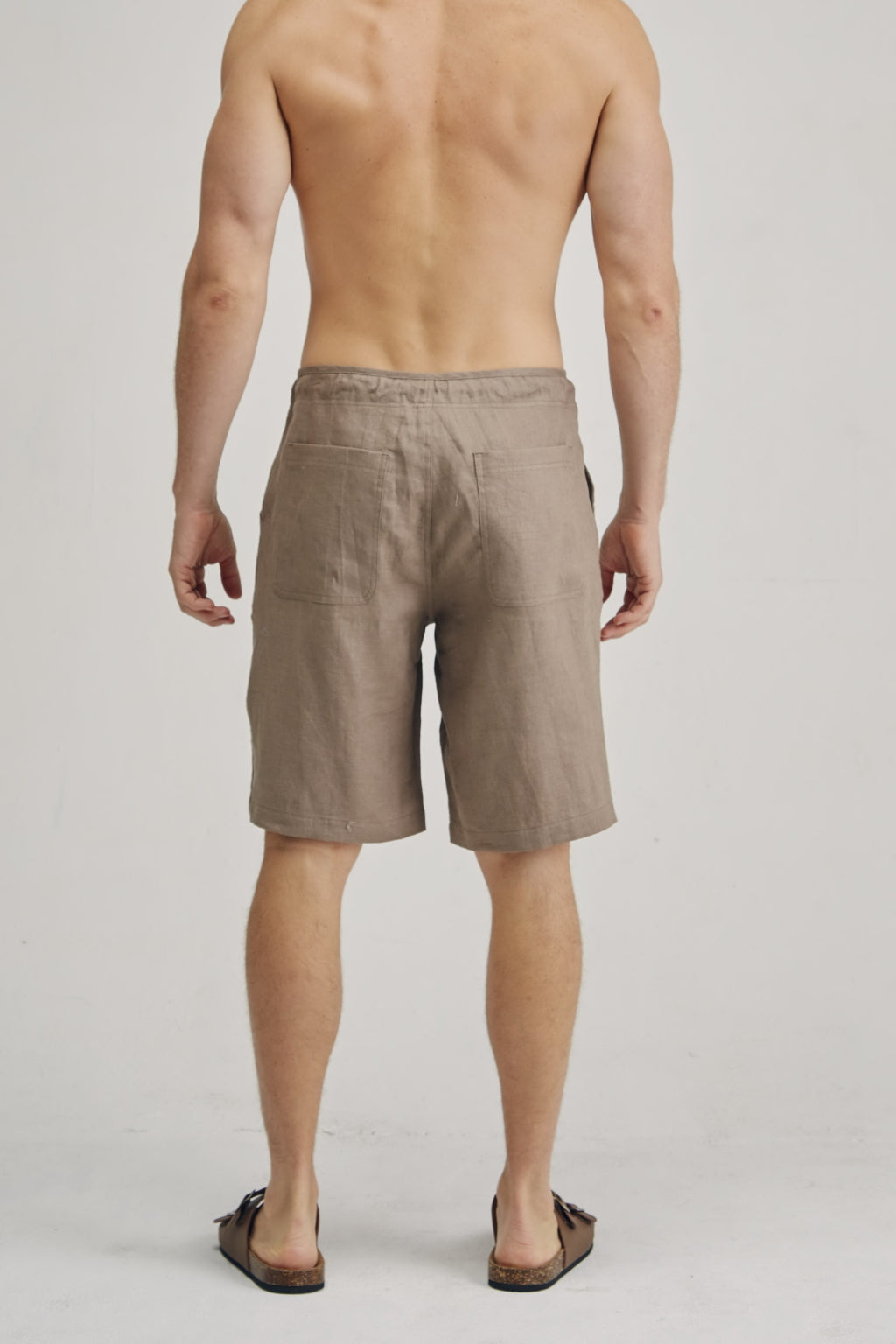 100% Hemp Drawstring Shorts | Brownie | Mens - HempStitch.