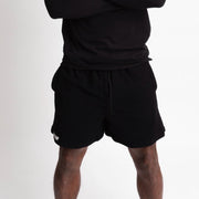Terry Athletic Shorts | Black | Men - HempStitch.