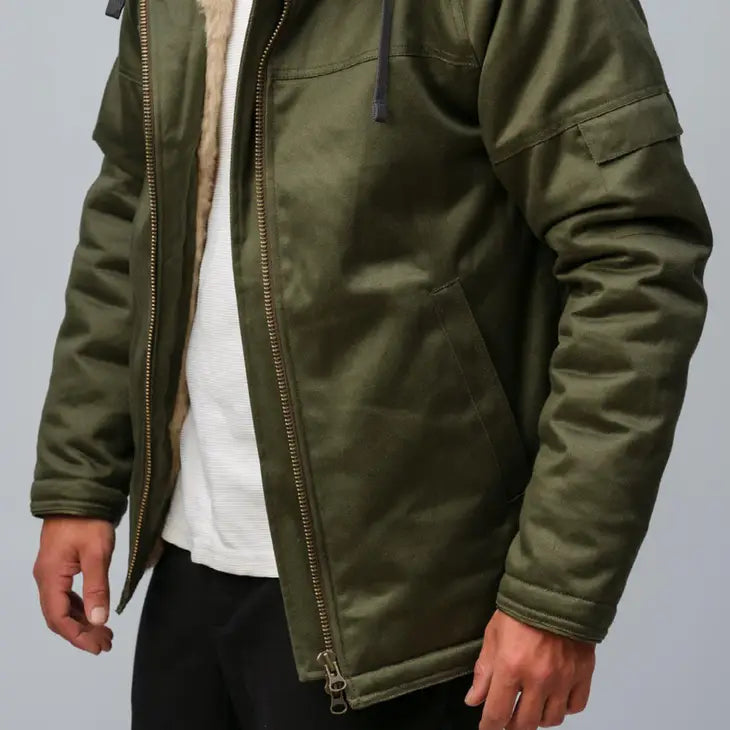 Weatherproof Jacket | Green | Men - HempStitch.